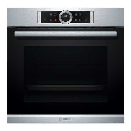Встраиваемый электрический духовой шкаф Bosch HBG672BS1F Silver