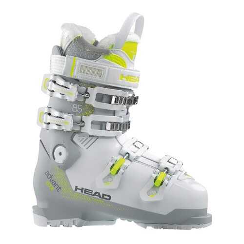 Горнолыжные ботинки HEAD Advant Edge 85 W 2018, white/gray/neon yellow, 25.5