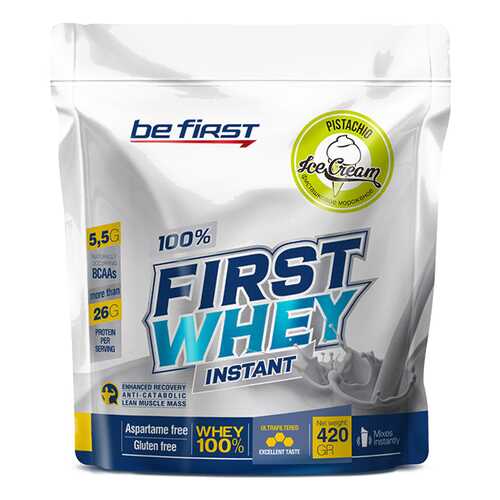 Be First First Whey Instant, 420г (фисташковое мороженое)