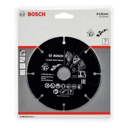 Отрезной диск по дереву для угловых шлифмашин Bosch 125х22.23мм 2608623013