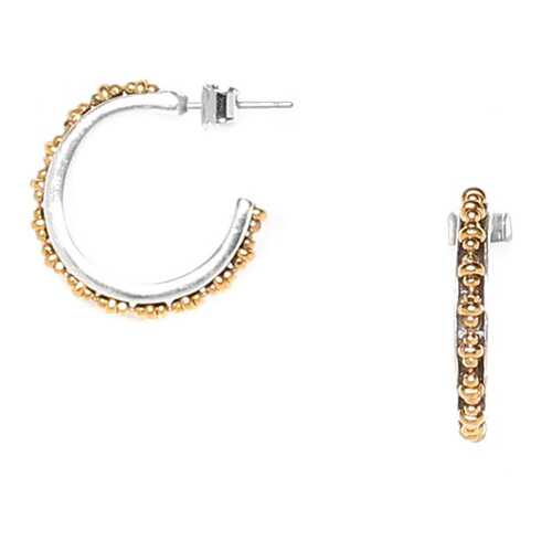 Серьги женские ORI TAO OT-12-29283 серебристые/золотистые
