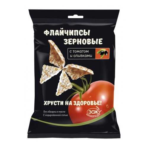 Флайчипсы зерновые с томатом и оливками 40 г