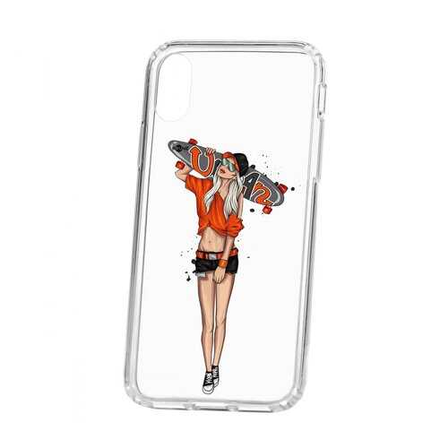 Чехол Kruche Apple iPhone X Print Лонгборд