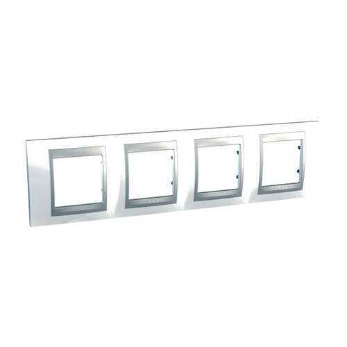 Рамка Schneider Electric Unica Modular 3-модульная Антрацит