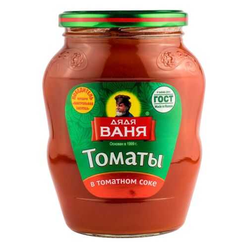 Томаты в томатном соке Дядя Ваня 680 г