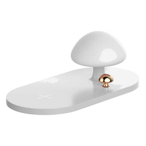 Беспроводное зарядное устройство Baseus Mushroom Lamp Desktop White