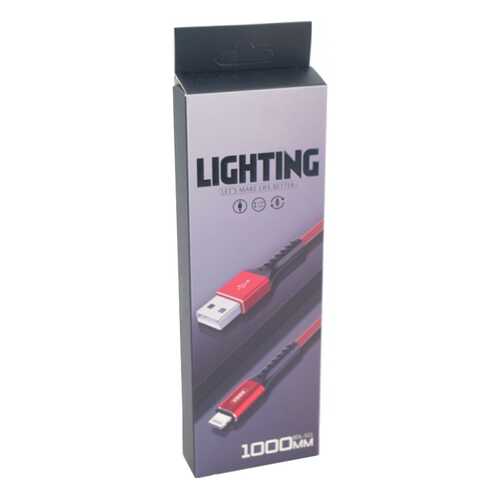 Кабель NoName BDL-S11 USB - Lighting, 1м Red