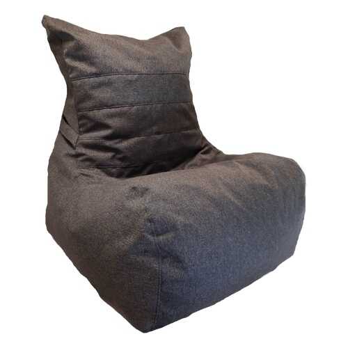 Бескаркасное кресло Loftyhome Чилаут XL рогожка черный