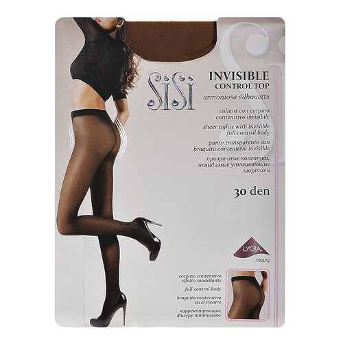 Колготки SiSi INVISIBLE CONTROL TOP 30 / Moka (Шоколад) / 3 (M)