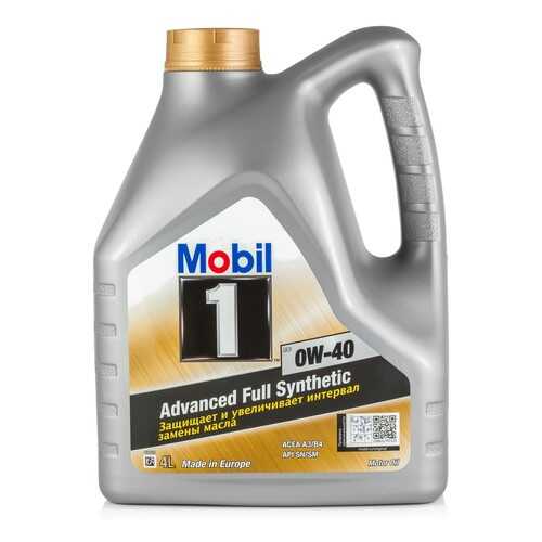 Моторное масло Mobil 1 FS 0W-40 4л