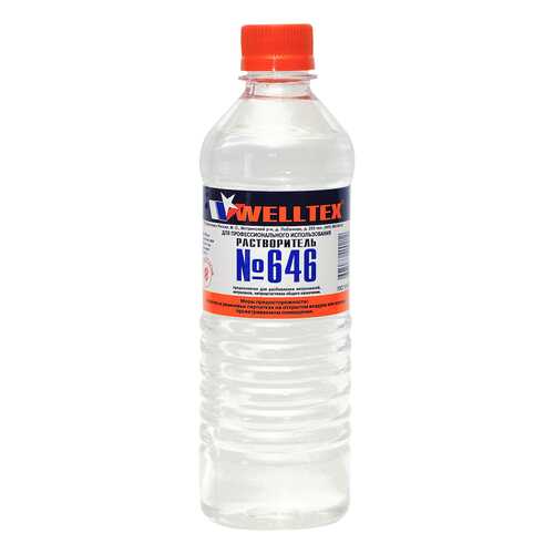 Растворитель WELLTEX 60212 646 1 л ГОСТ 18188-72