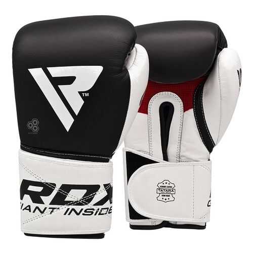 Боксерские тренировочные перчатки RDX LEATHER S5 BLACK