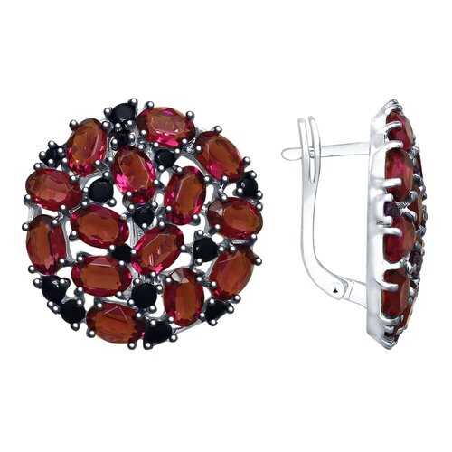 Серьги SOKOLOV из серебра с кристаллами Swarovski и фианитами 94023044