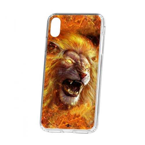 Чехол Kruche iP XS Max Print Лев