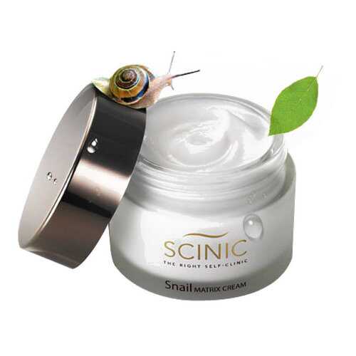 Антивозрастной крем для лица Scinic Snail Matrix Cream с фильтратом слизи улитки и EGF