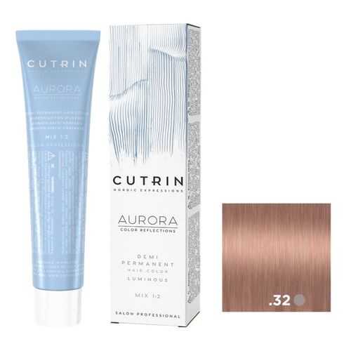 Крем-краситель AURORA DEMI PERMANENT LUMINOUS CUTRIN .32 кремовая нуга 60 мл