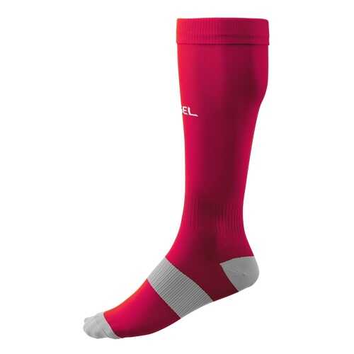 Jogel Гетры футбольные JA-006 Essential, гранатовый/серый - 35-37