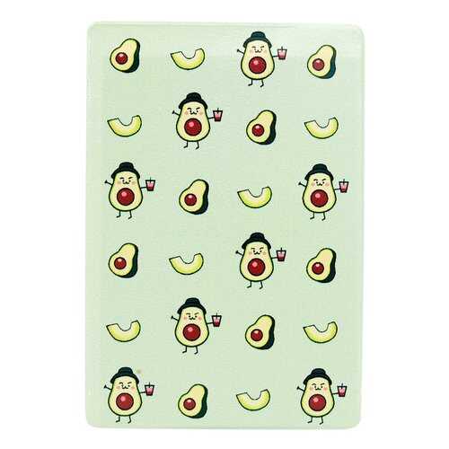 Обложка для проездного Kawaii Factory KW065 Life is - avocados зеленая