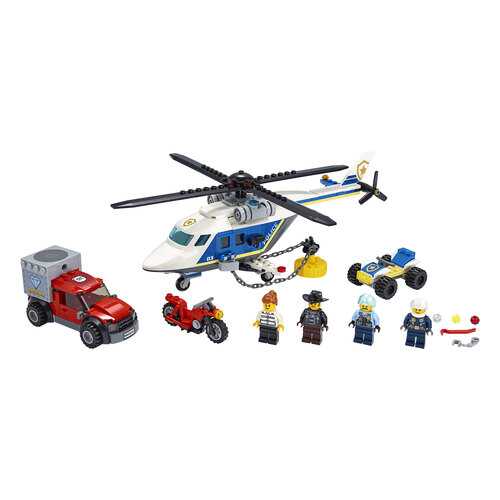 Конструктор LEGO City Police 60243 Погоня на полицейском вертолёте