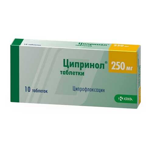 Ципринол таблетки 250 мг 10 шт.