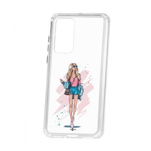 Чехол Kruche Huawei P40 Print Fashion Girl