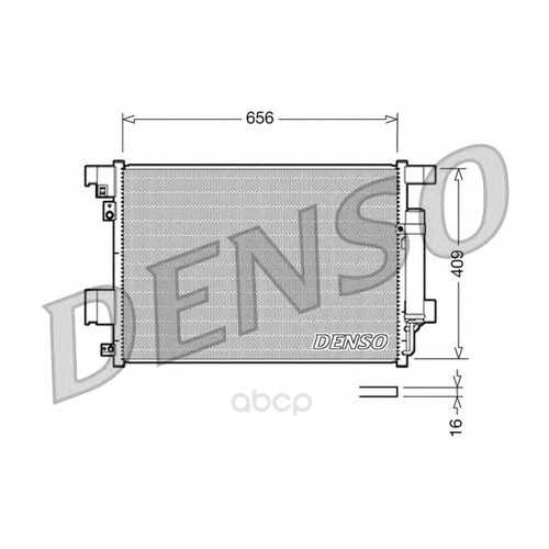 Радиатор кондиционера Denso DCN21001