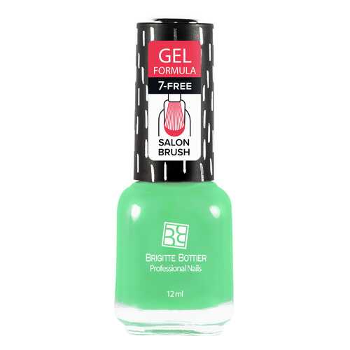 Лак с гелевым эффектом Brigitte Bottier Gel Formula тон 43 весенняя зелень, 12 мл