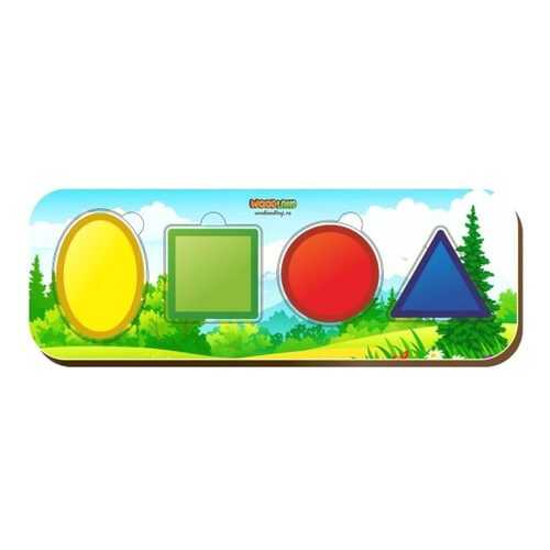 Рамка-вкладыш WoodLandToys Геометрические фигуры 11908