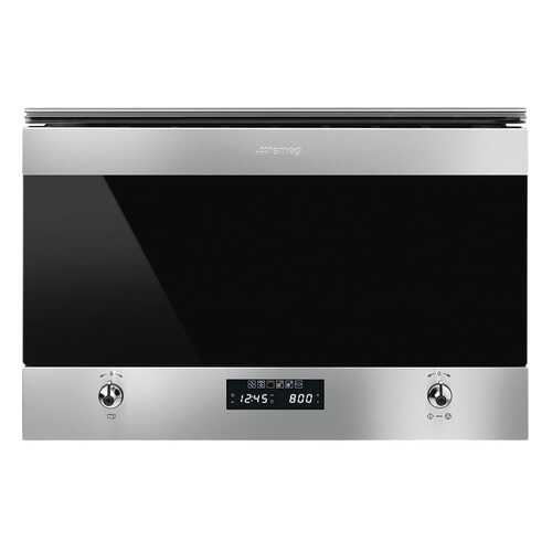 Встраиваемая микроволновая печь с грилем Smeg Classic MP322X1