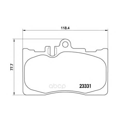 Колодки тормозные передние lexus gs 430 00-05/ls 430 00-/sc 430 01- Brembo P 83 058