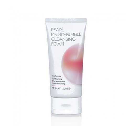 Пенка для умывания May Island Pearl Micro-Bubble Cleansing Foam 120мл