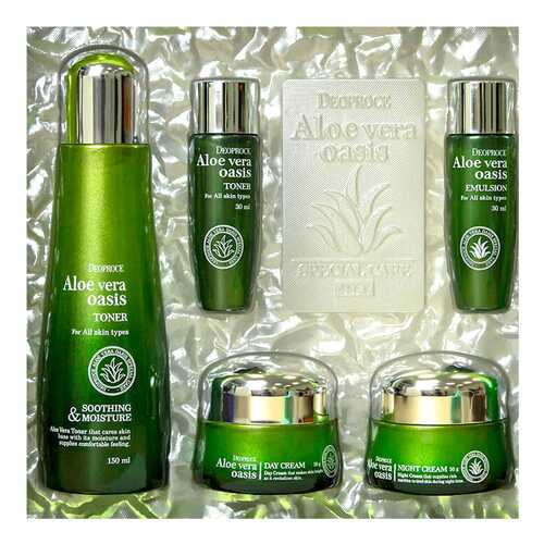 Набор косметики для лица Deoproce Aloe Vera Oasis Special Care 4 Set