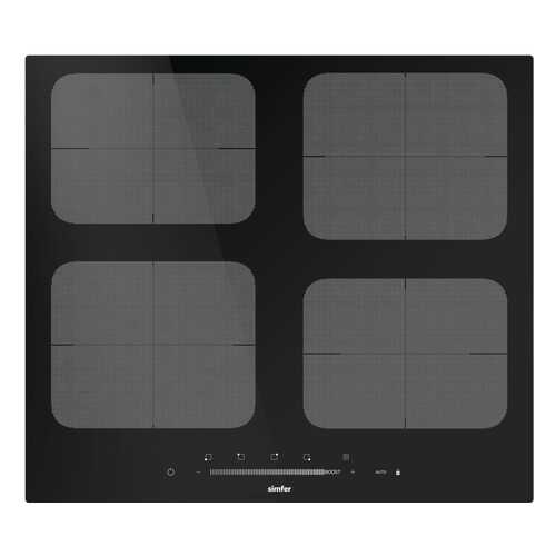 Встраиваемая варочная панель индукционная Simfer H60I19B021 Black