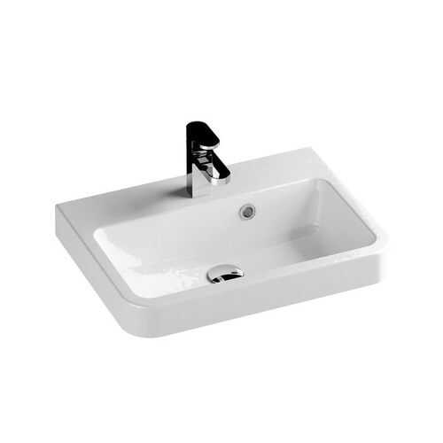 Умывальник Ravak BE HAPPY II 550 белый с переливом, XJA01155000