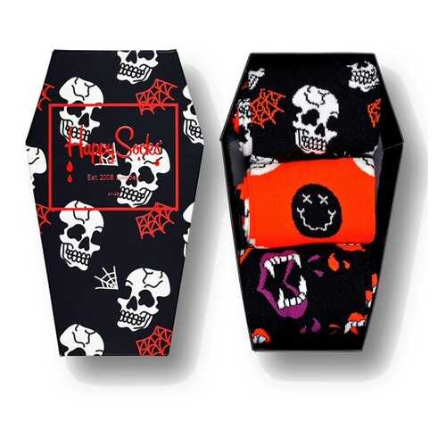 Носки Happy Socks Halloween 3-Pack Gift Box разноцветные 40-46