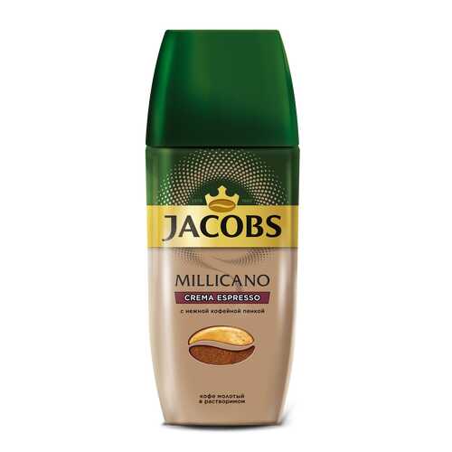 Кофе растворимый с добавлением молотого Jacobs millicano crema espresso 95 г