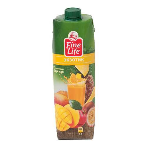 Нектар Fine Life экзотик с мякотью фруктов 1 л