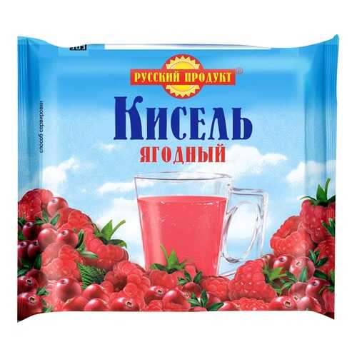 Кисель быстрого приготовления ягодный Русский Продукт брикет 220 г