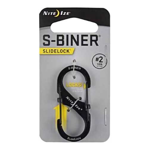 Карабин Nite Ize S-Biner SlideLock #2 LSB2-01-R3 Black