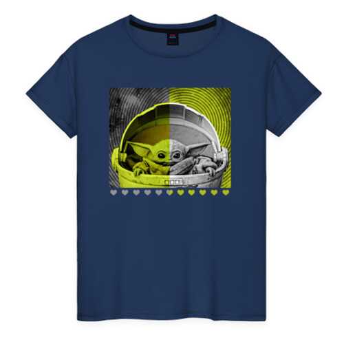 Футболка женская ВсеМайки 2147267 синяя XXXL