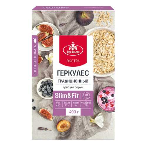 Хлопья Агро-Альянс Экстра Геркулес традиционный, 400 гр