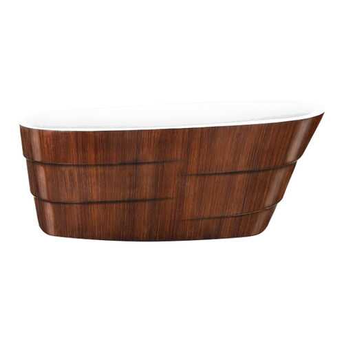 Акриловая ванна Lagard AUGUSTE Brown Wood 170х75 см