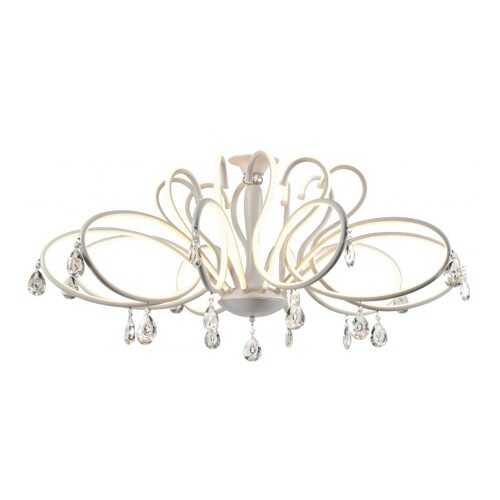 Люстра Powerlight FLAMING-10LED 250Вт, хром/белый 1-016300