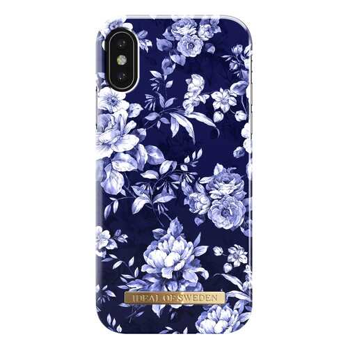 Чехол Apple iDea Sailor Blue Bloom для iPhone X синий IDFCS18-I8-69