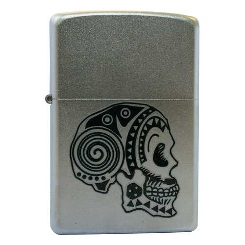 Зажигалка Zippo №205 Tattoo Skull Satin Chrome