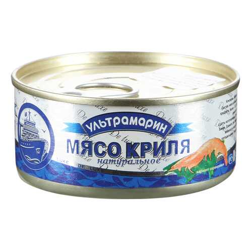 Мясо криля Ультрамарин натуральное из мороженного сырья 105 г