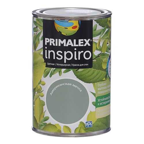 Краска для внутренних работ Primalex Inspiro 1л Амер. Мечта, 420190