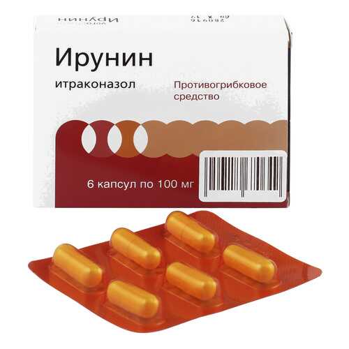 Ирунин капсулы 0,1 г 6 шт.