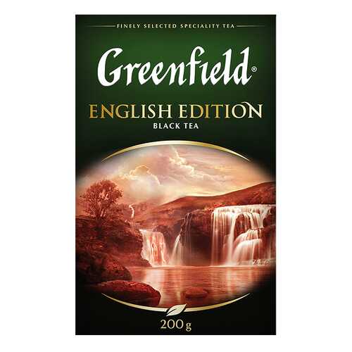 Чай черный листовой Greenfield English Edition 200 г