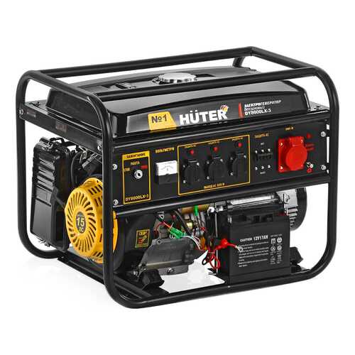 Бензиновый генератор HUTER DY8000LX-3